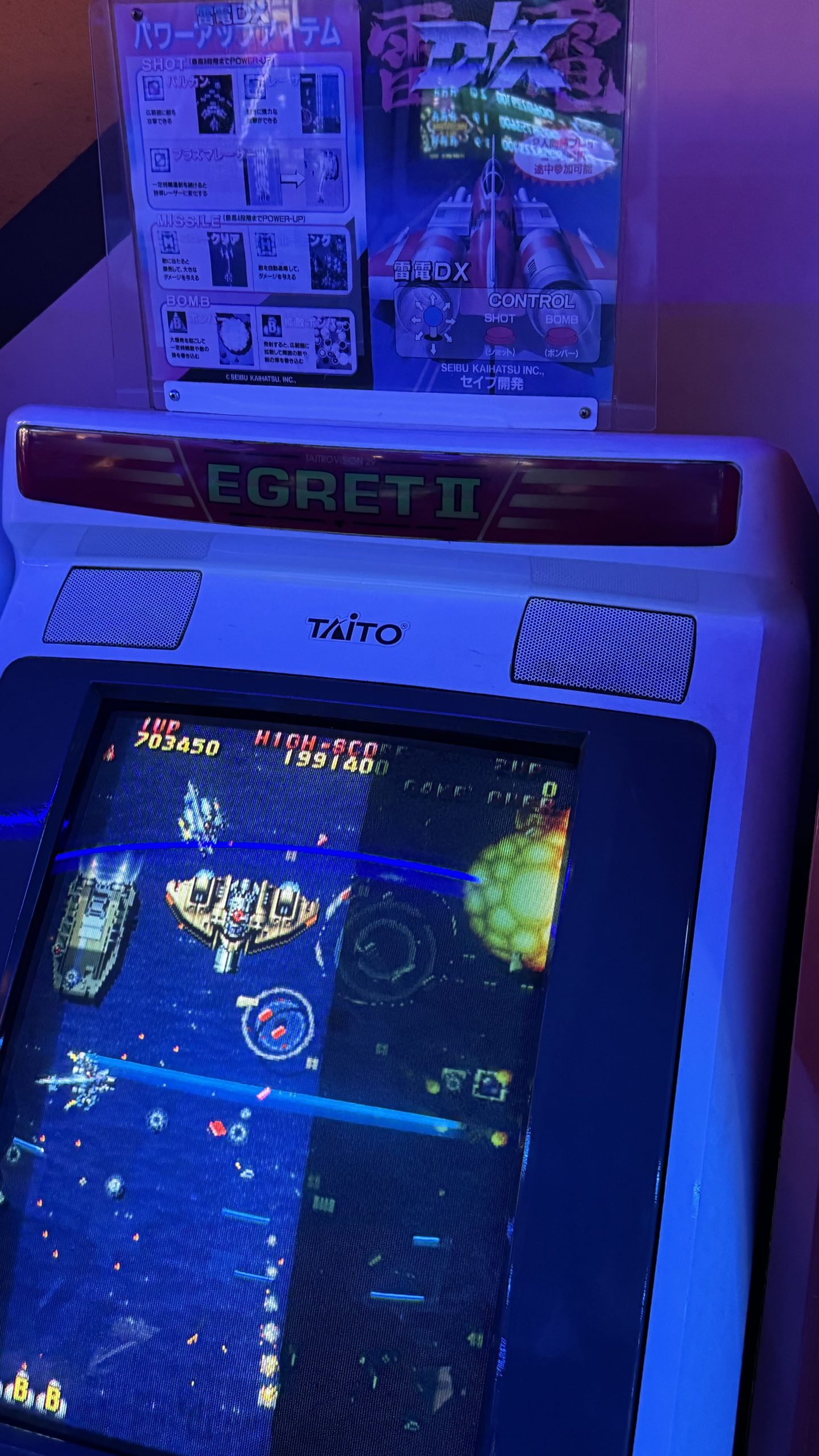 Raiden DX TATE Shmup